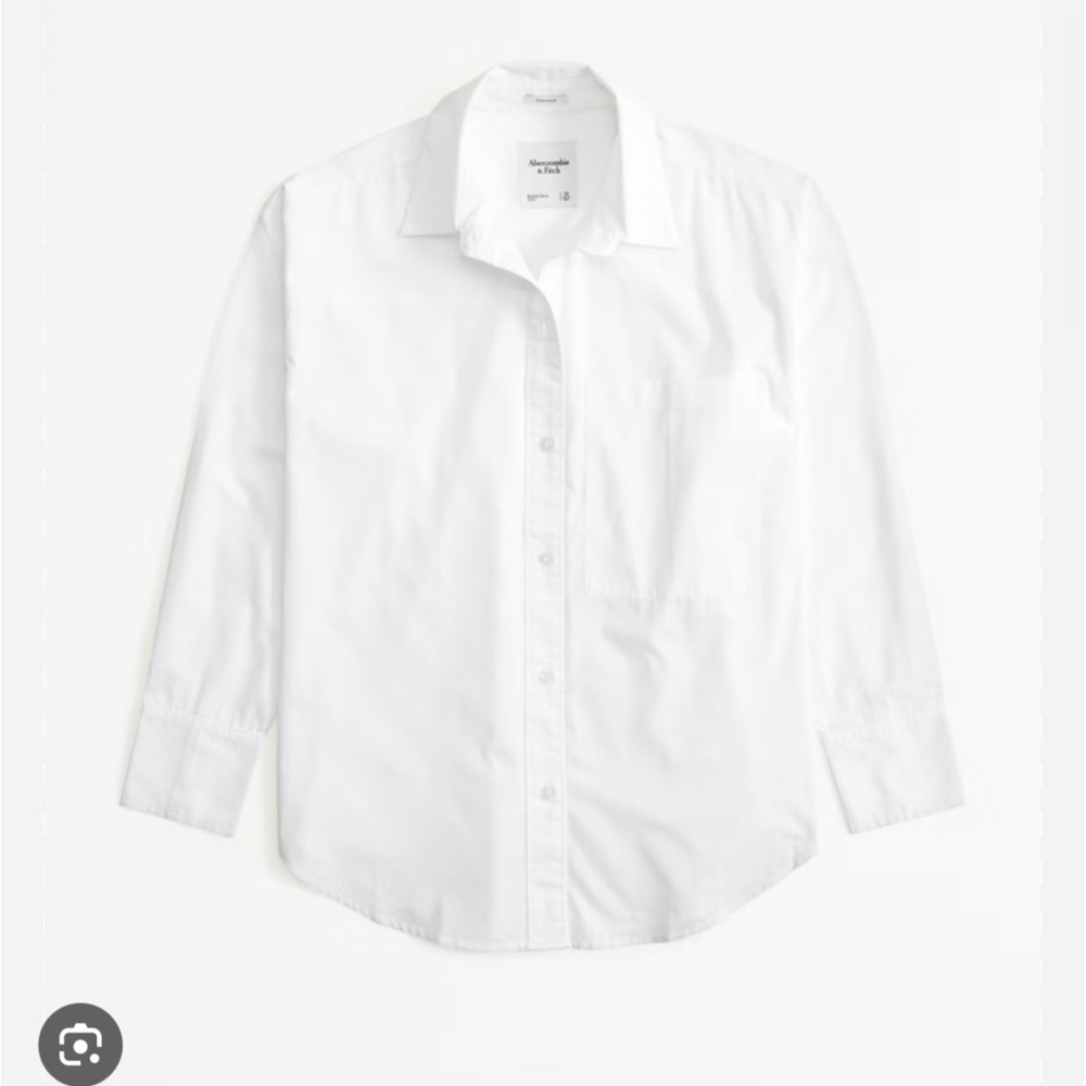 Abercrombie & Fitch Oversized Poplin Shirt